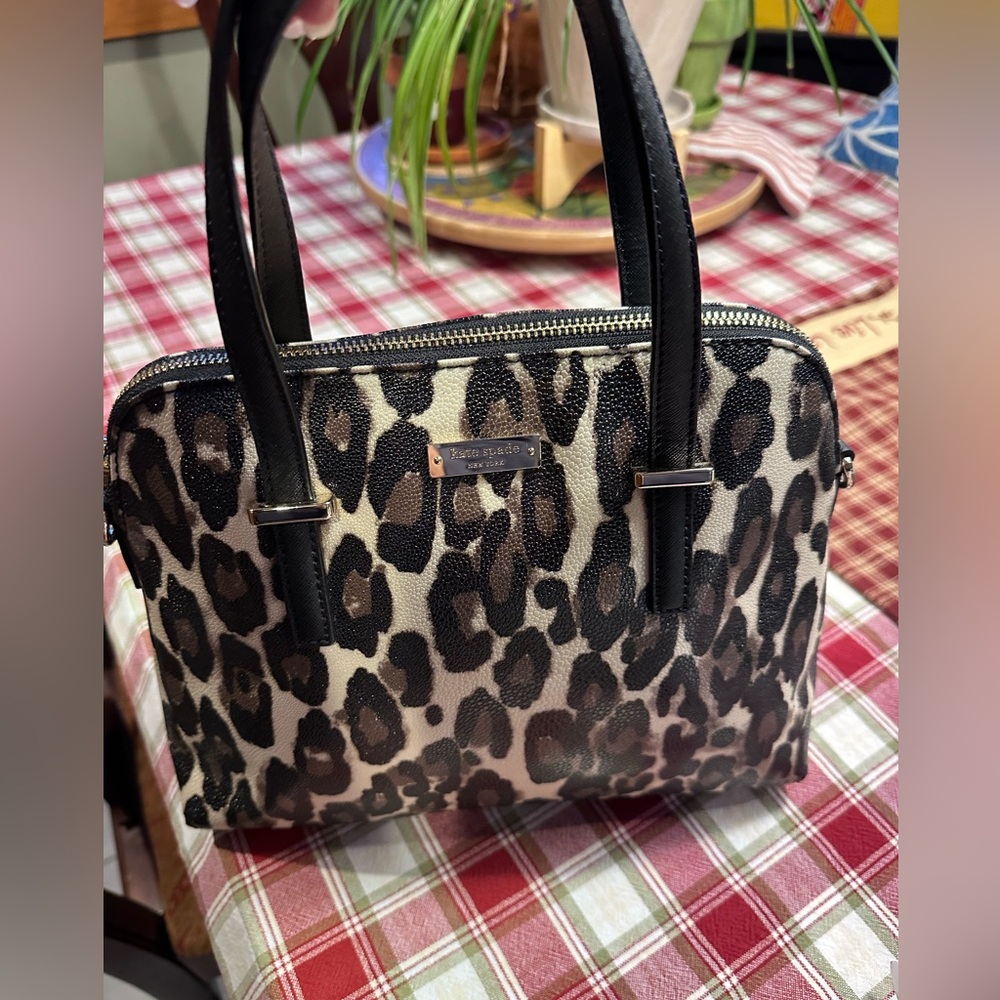 Kate Spade Leopard Print Shoulder Bag